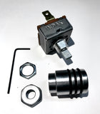 2 Position Off-On Universal Rotary Dash Switch Aluminum Piston Series