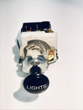 GM universal headlight switch vintage black Bakelite domed knob