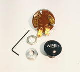 Universal wiper switch vintage knob aluminum bezel