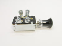 Off-On-On 3 Position Push-Pull Multi-Function Switch Black Bakelite Domed Knob Series