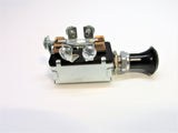Universal headlight switch aluminum bezel Bakelite knob