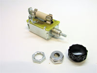 Heater Blower HVAC 2 Speed Switch With Resistor Black Bakelite Mercury Knob Series