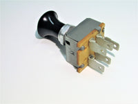4 Position Off-On-On-On Universal Rotary Dash Switch Black Bakelite Domed Knob Series