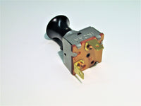 2 Position Off-On Universal Rotary Dash Switch Black Bakelite Domed Knob Series