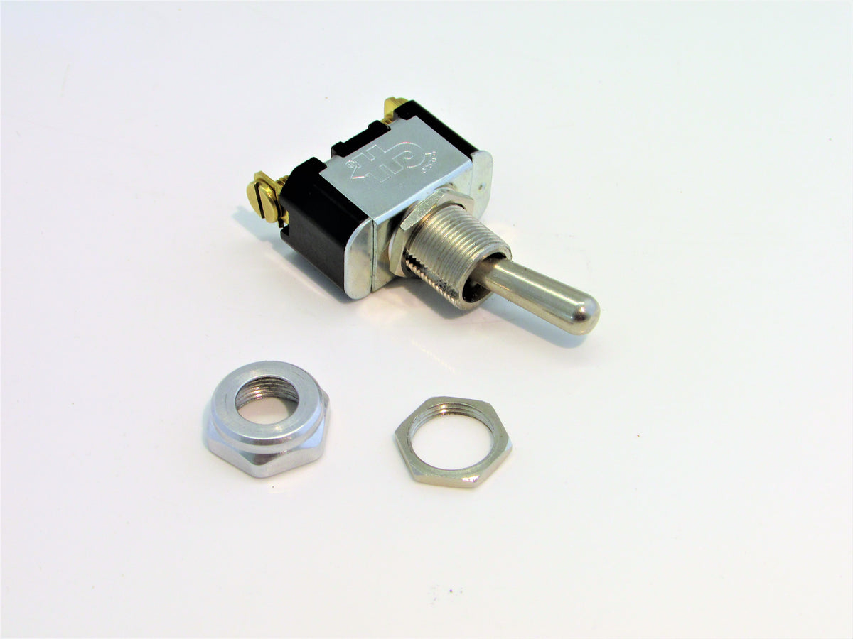 Heavy Duty On-Off Toggle Switch With Aluminum Bezel – RetroElectrical