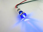 Small LED Dash Indicator Lamp Blue