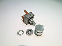 3 Position Off-On-On Universal Rotary Dash Switch Aluminum Tapered Series